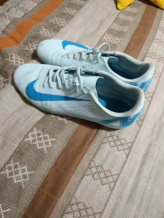 Scarpe calcio Nike uomo bianche e blu