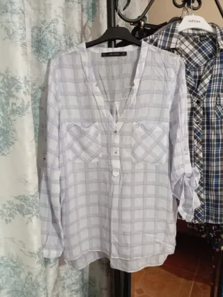 3 Blusas Manga Larga Mujer,por 6€,una sola 2,50€