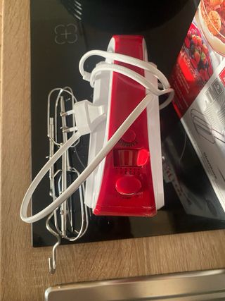 Sbattitore Elettrico Girmi SB02 Rosso Bianco