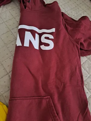 Sudadera Vans Roja Poco Uso