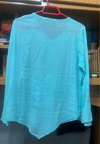 Blusa Ibicenca Talla M/L
Azul Turquesa