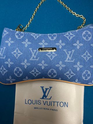 Bolso Louis Vuitton Denim Monogram Dorado