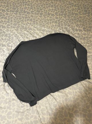 Camiseta Henley Azul Talla L