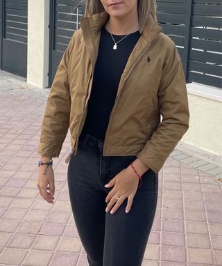 Chaqueta Ralph Lauren Marrón Talla S Niño