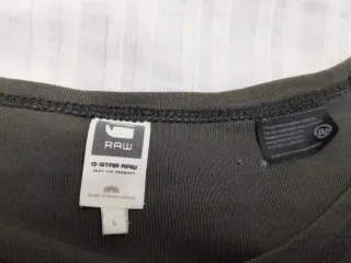 Camiseta G-Star RAW manga larga verde oliva