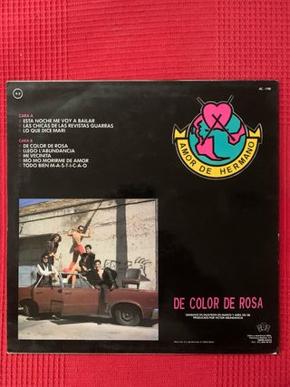 Vinilo Los Coyotes De Color De Rosa