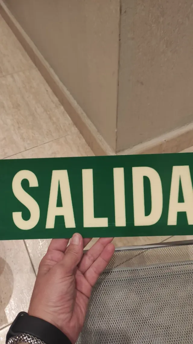 Cartel señalización