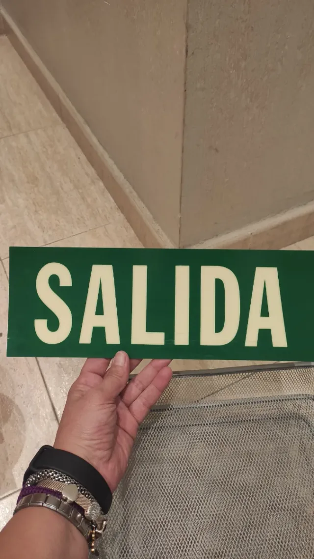 Cartel señalización