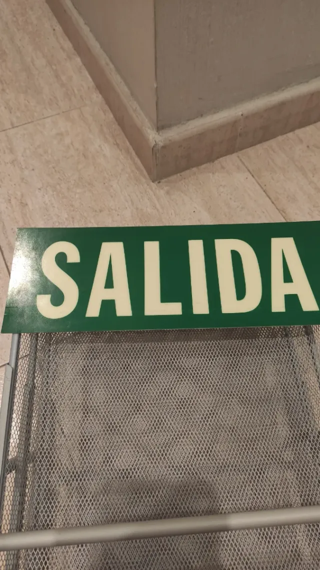 Cartel señalización