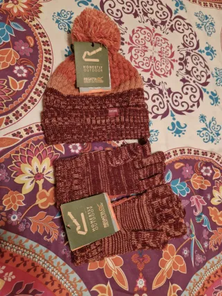 Conjunto Regatta Gorro y guantes
