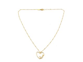 E1795879-19	Gargantilla Oro 18k Con Circonita 22cm