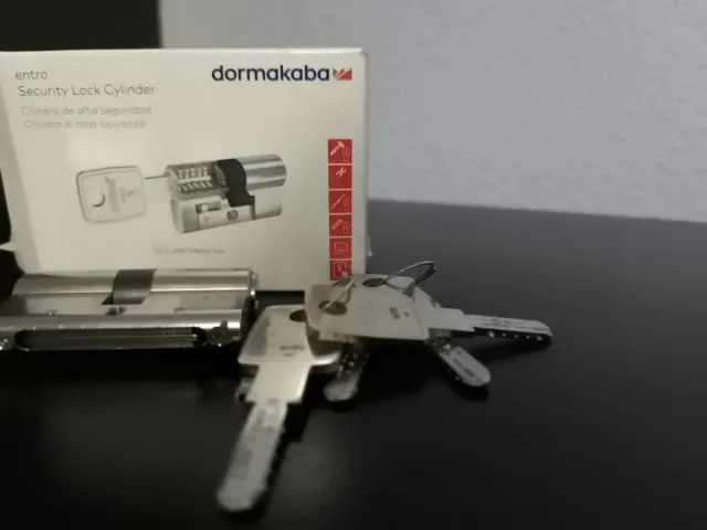 Bombín Seguridad Dormakaba Níquel 3030