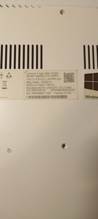 Lenovo Yoga 500-14ISK 80R5 para reparar o piezas