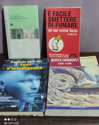 Set 4 libri romanzi e altro