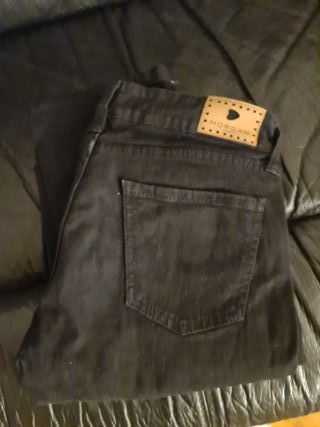 Pantalón vaquero Morgan negro T.36