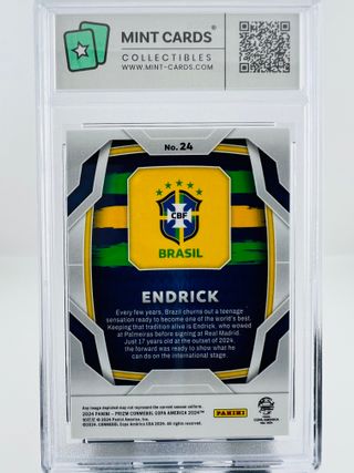 Cromo Endrick 2024 Panini Prizm Copa America RC