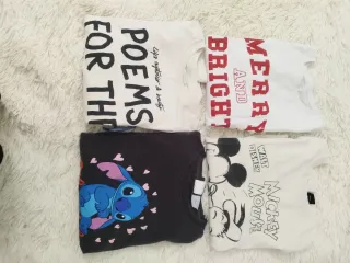 Lote 4 Camisetas Manga Larga Talla 12-13