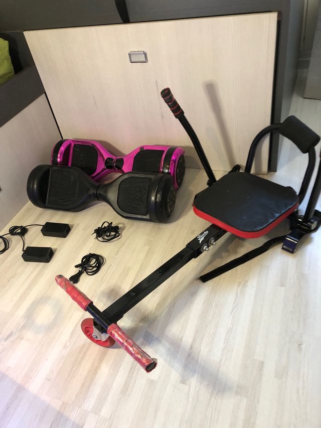 Hoverboard con asiento y cargadores