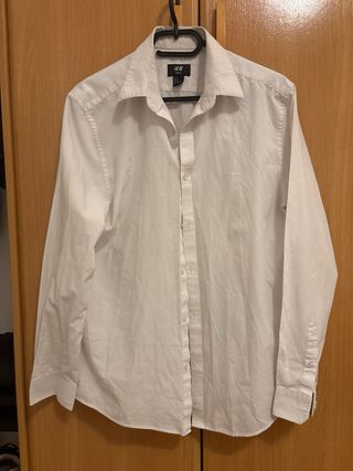 2 camicie bianche a maniche lunghe H&M
