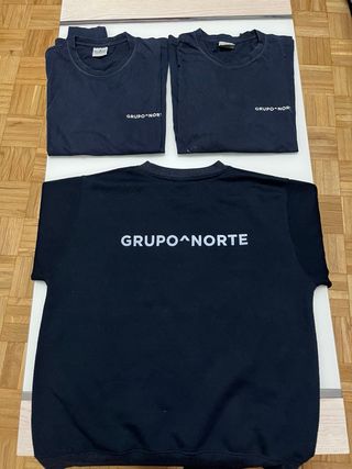 2 Camisetas Grupo Norte Manga Larga y sudadera 