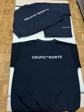 2 Camisetas Grupo Norte Manga Larga y sudadera 