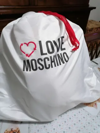 Zaino Love Moschino Beige Oro