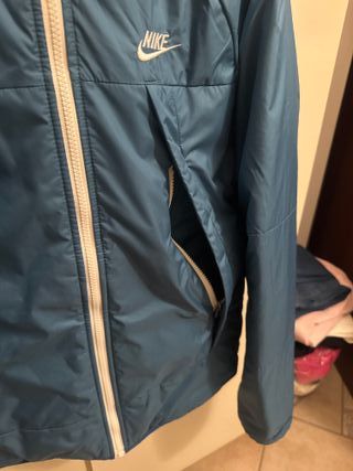 Giacca Nike blu gialla double face