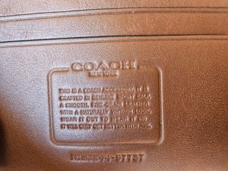 Cartera Coach Hombre Marrón