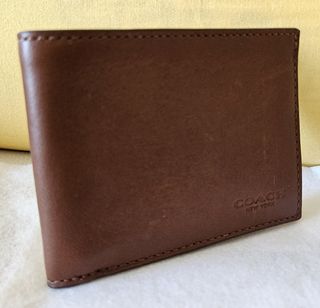 Cartera Coach Hombre Marrón