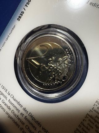 2€ Luxemburgo 2019 Sufragio Universal UNC