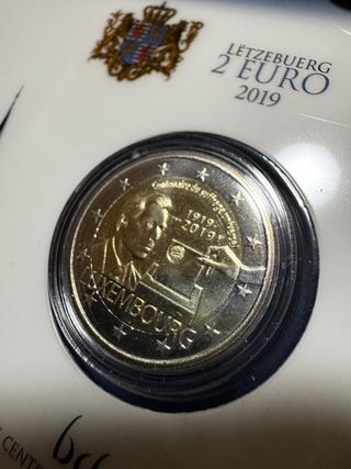 2€ Luxemburgo 2019 Sufragio Universal UNC