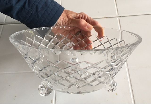 Servizio  cristallo 6 pezzi piu’1 ciotola grande