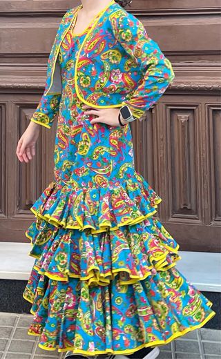 Traje de flamenca con torerita talla 3840 