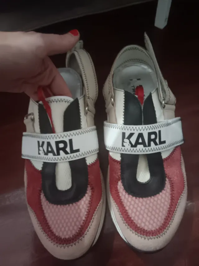 Deportivas Karl Lagerfeld abiertas por detrás
