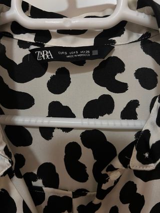 Camisa ZARA Animal Print Talla S