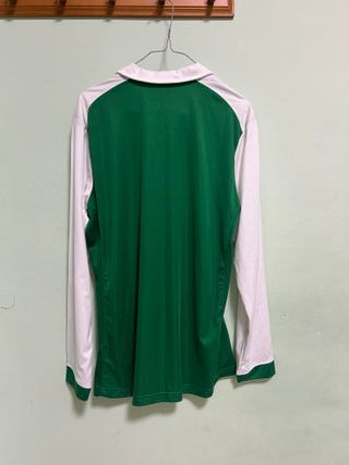 Camiseta Joma Manga Larga Verde y Blanca Talla L