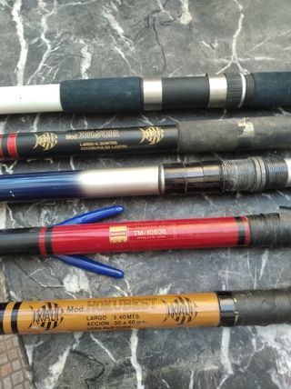 Cañas de pesca