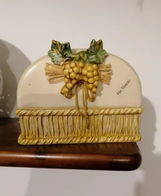 Porta tovaglioli ceramica Via Veneto