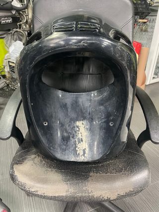 Carcasa Frontal Piaggio Zip Aire Negra