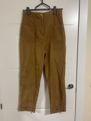 Pantalón Zara pinza marrón