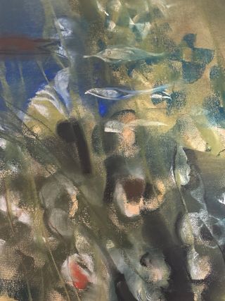 Cuadro peces y flora marina