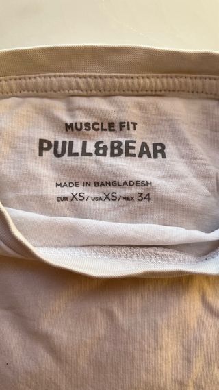 Camiseta Muscle Fit Blanca