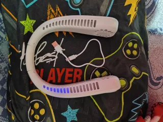 Ventilador de cuello recargable