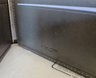 Cartera Coach Slim Bifold Verde