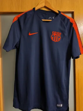 Camiseta FCB Nike Azul y Naranja