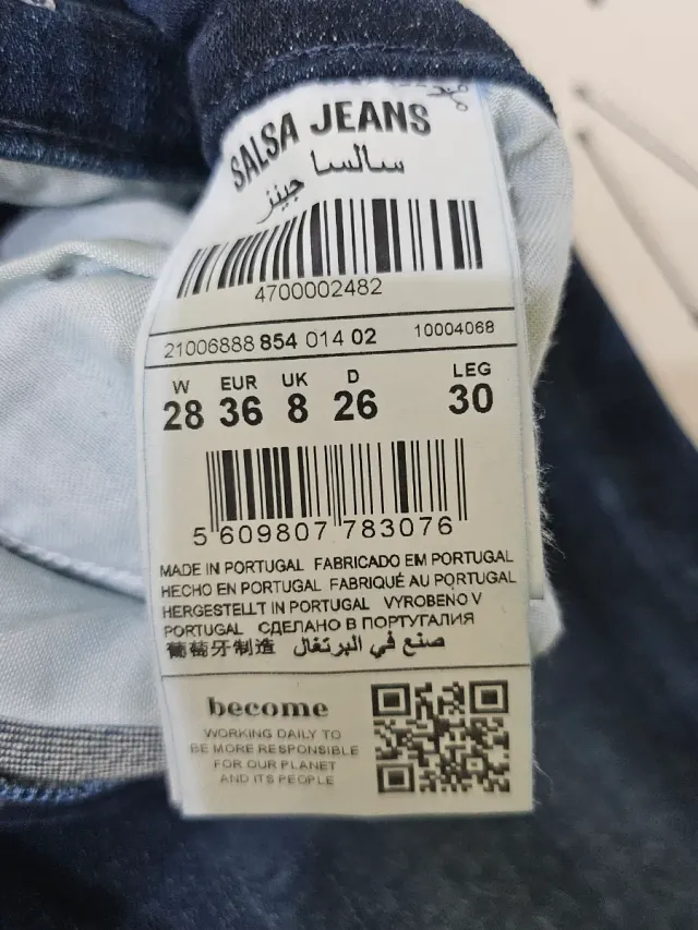 Pantalón vaquero Salsa mujer azul