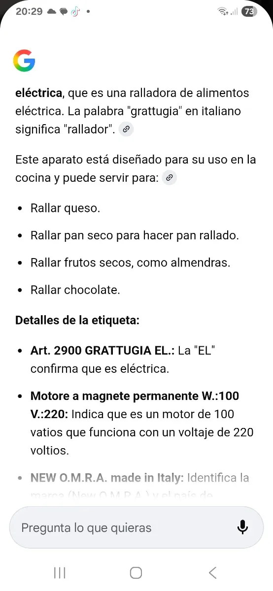 Rallador Eléctrico Profesional