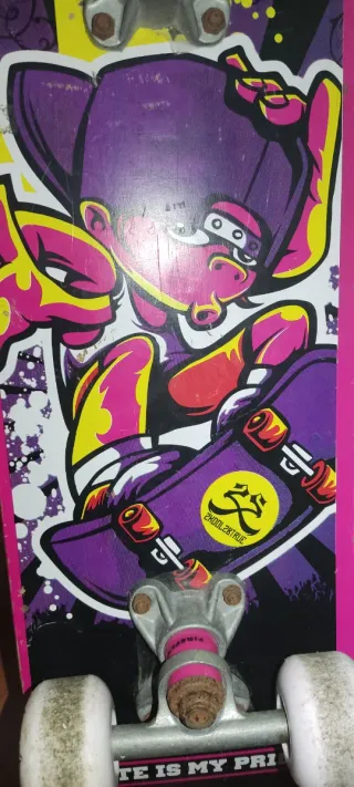 Skate Firefly Morado Dibujo Niño