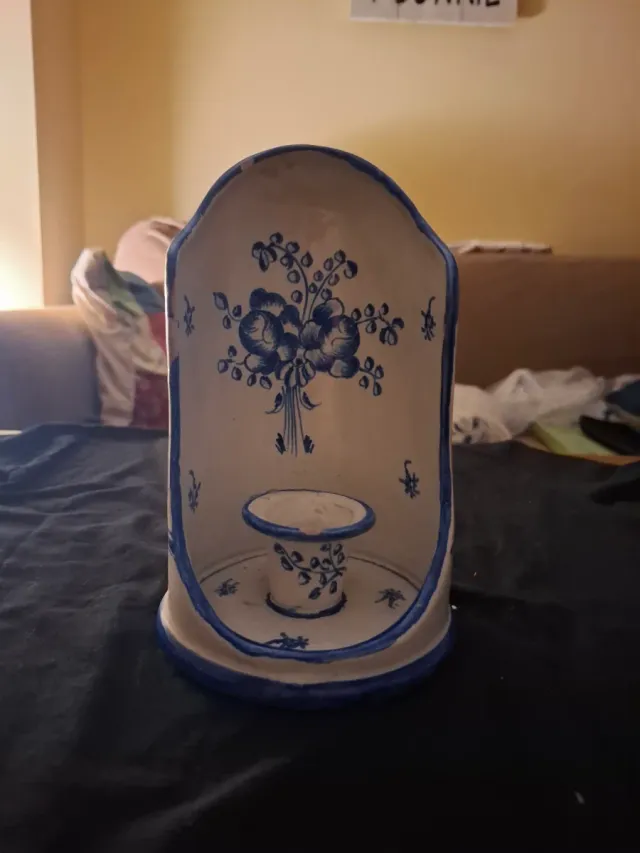Candil de cerámica pintado