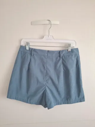 Falda-pantalon de pana azul cielo